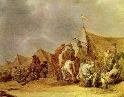 Aelbert Cuyp Ruhepause im Lager oil on canvas